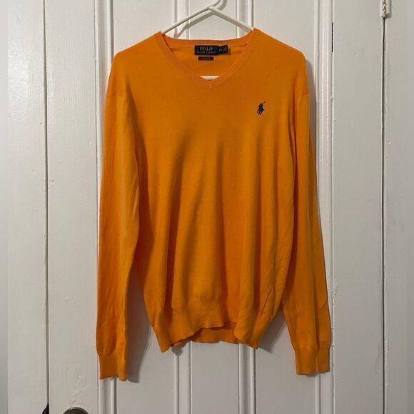 Polo Ralph Lauren long sleeve v neck sweater - Picture 1 of 4
